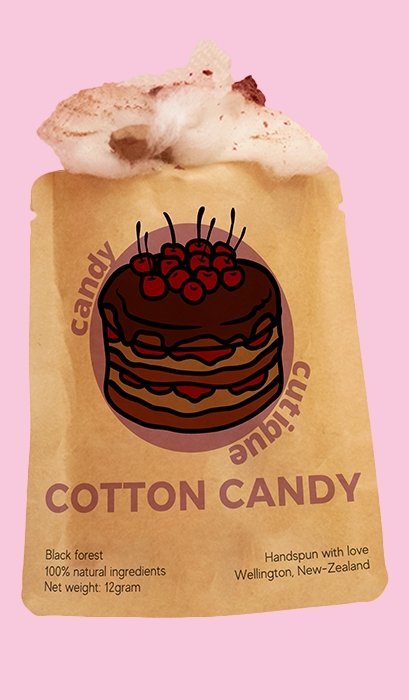 Buy black forest candy floss / cotton candy / fairy floss online