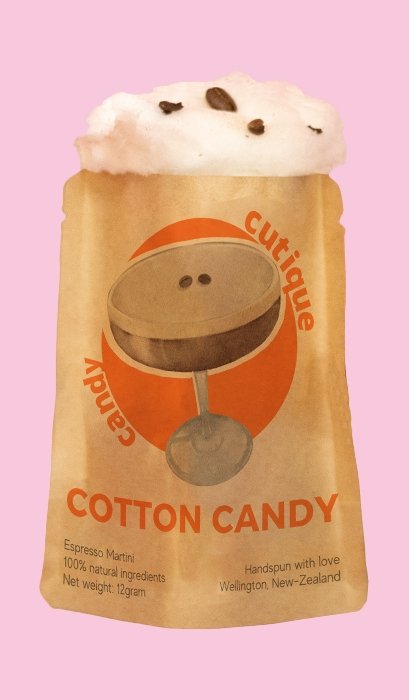 Buy espresso martini candy floss / cotton candy / fairy floss online