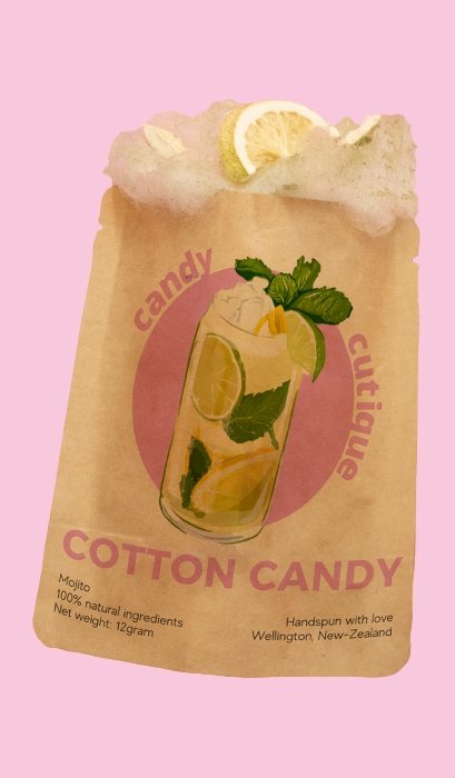 Buy mojito candy floss / cotton candy / fairy floss online