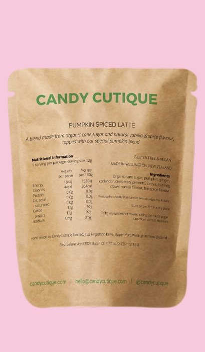 Pumpkin Spiced Latte Candy Floss