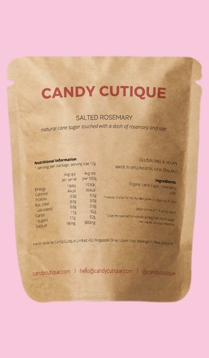 Salted Rosemary Candy Floss